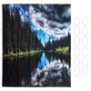 Shower Curtain Landscape Pattern Bath Curtain Set with Rings Home Bathroom Decoration