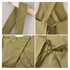 Kitchen Apron Waterproof Cooking Apron with 2 Large Pockets Adjustable Lace-Up Design Oil And Water-Repellent Unisex Apron for Cooking And Outdoor