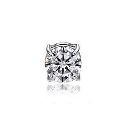 Zirkonia Magnet-Kralle Fake Ohrringe - Unisex Ohrklemme ohne Piercing
