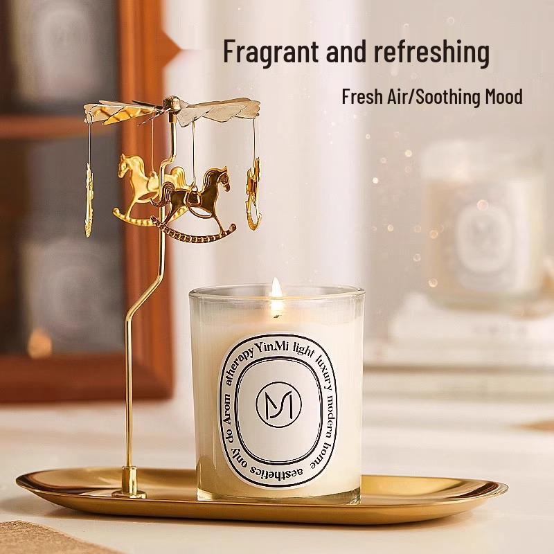 Aroma Candle & Incense: Calming, Long-Lasting Bedroom Fragrance Gift Box for Sleep & Relaxation