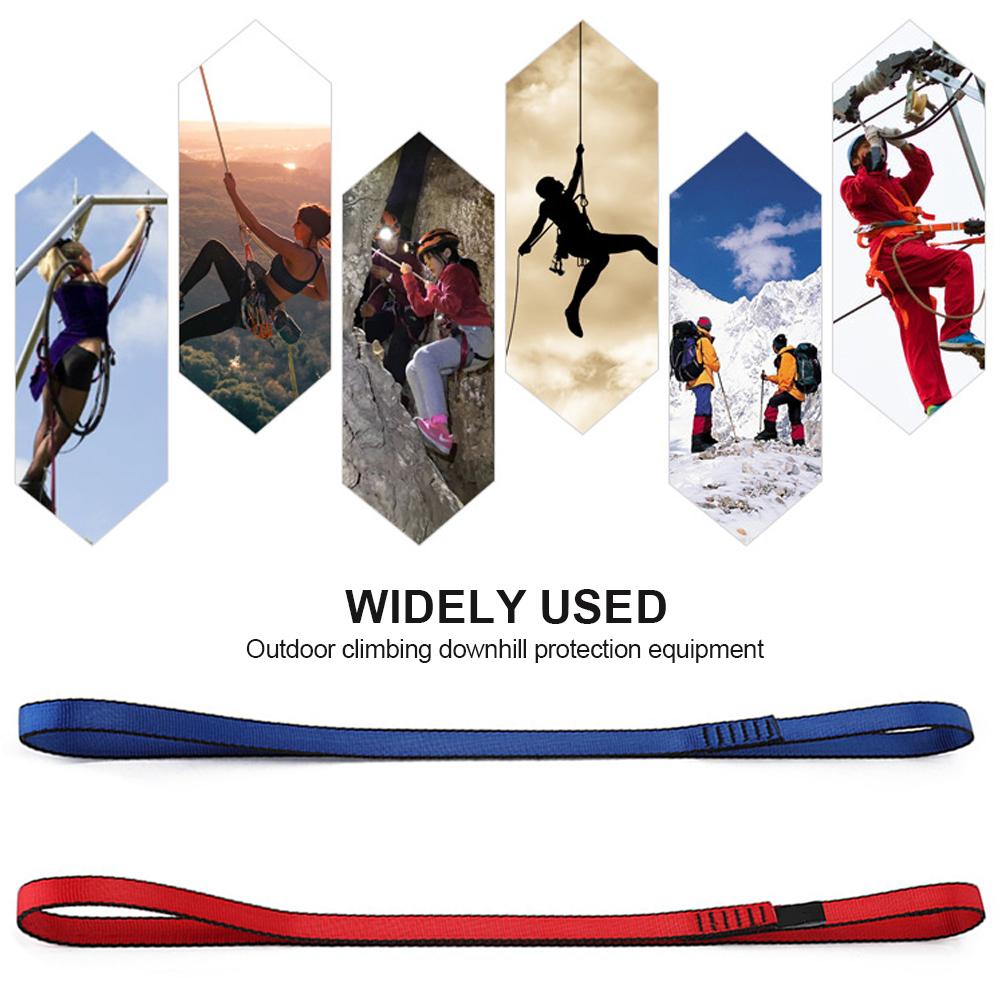 22kN Outdoor Klettern Fels Schlinge Gurt Schutzausrüstung Hochfestes Polyester Tragbare Gurte Professionelle Ausrüstung