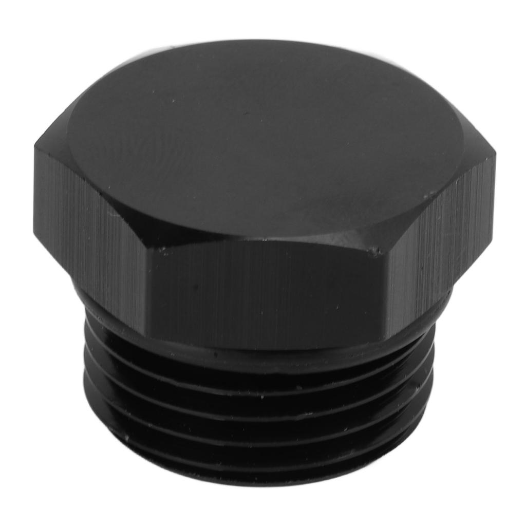 Block Off Plug Fitting Adapter Male Hex Steel Universal 4000PSI Black for VehicleAN10