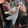 Ballet Bear Pendant Plush Bear Keychain Stuffed Animal Pendant Soft Key Rings