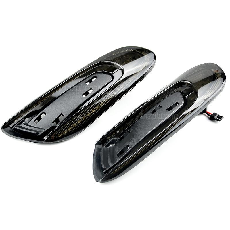 2 Stück Für Mini Cooper One F55 F56 F57 Dynamische Sequenzielle LED Kotflügel Seitenmarkierungsleuchte Blinker Blinkleuchte