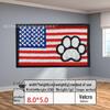 In-Stock Service Dog Embroidered National Flag Tactical Morale Patch - Hook & Loop Arm Badge