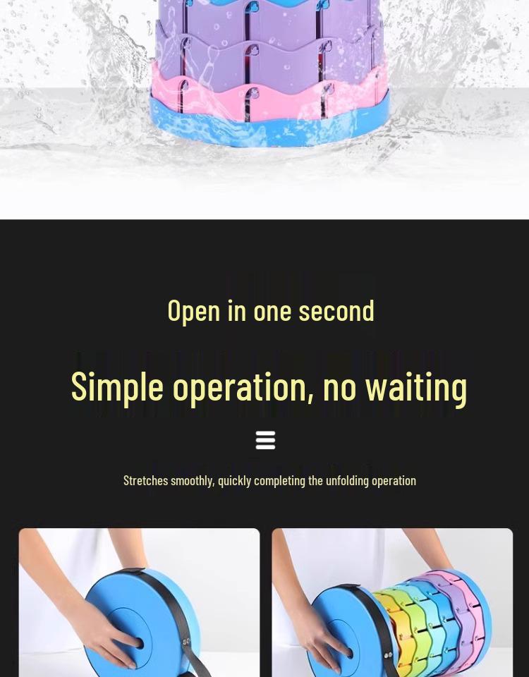 Przenośny Ultralekki Składany Teleskopowy Stołek Kempingowy - Regulowane i Chowane Krzesło