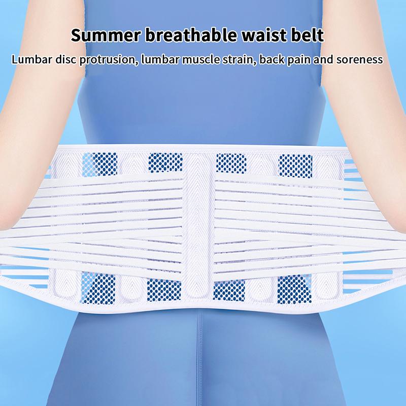 1Pcs Back Braces For Lower Back Pain Relief With 4 Stays, Breathable Back Support Belt For Work , Anti-Skid Lumbar Support Belt