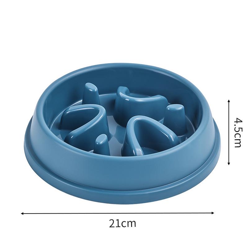 Anti-Choking Non-Slip Slow Feeder Bowl for Cats & Dogs