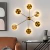 Modern Wall Sconces Sputnik Wall Light Creative Ceiling Lamp Modern Art Decor, for Living Room, Entryway, Bedroom, Hallway