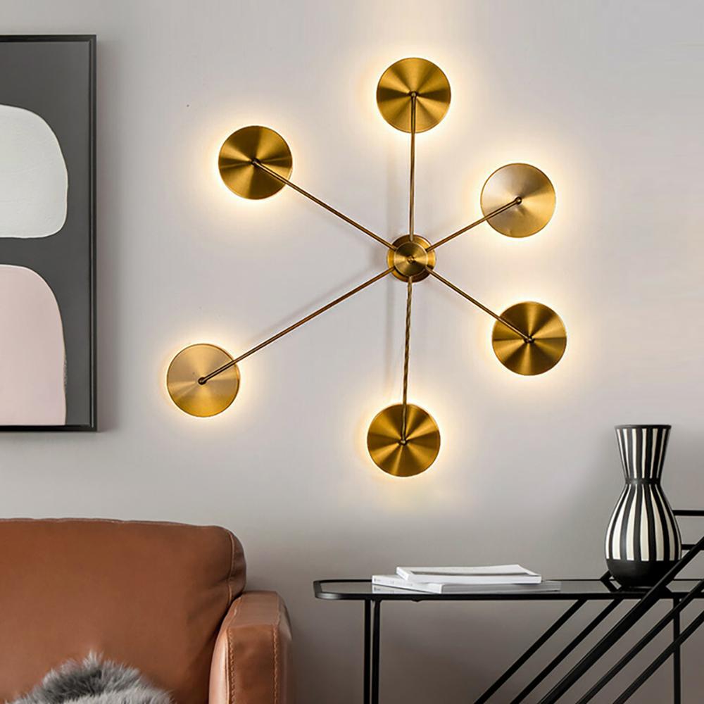 Modern Wall Sconces Sputnik Wall Light Creative Ceiling Lamp Modern Art Decor, for Living Room, Entryway, Bedroom, Hallway