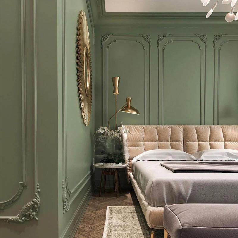 French Style Wall Decorative Corner Bracket Imitation Gypsum Tv Wall Frame Decoration Flower Bracket Remodeling Ceiling Decals