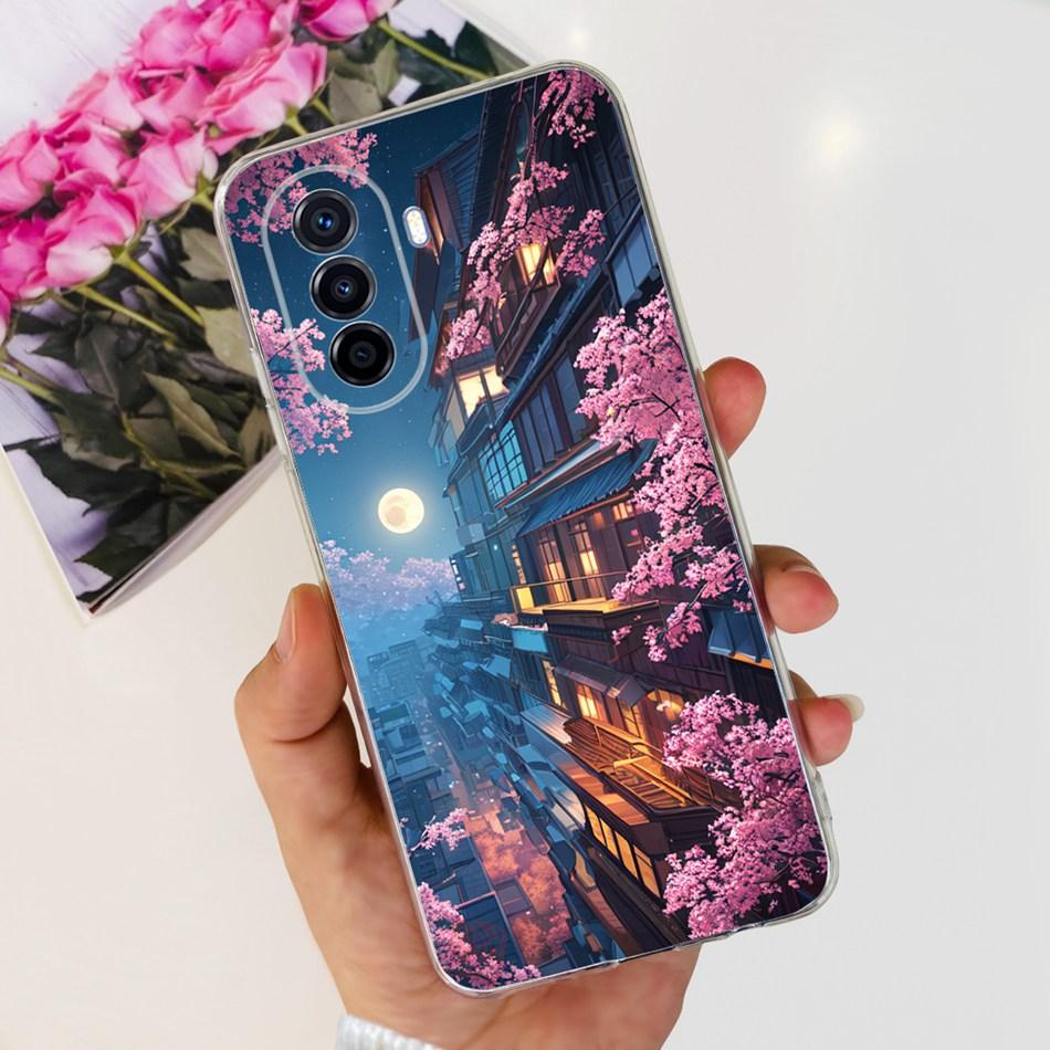 For Huawei Nova Y70 Plus Case NOVA Y70 Y 70Plus NovaY70 MGA-LX9 MGA-LX9N Fashion Pattern Soft Silicone TPU Phone Cases