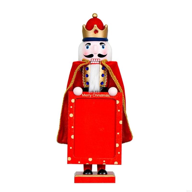 Wooden Nutcrackers Ornament Christmas Decorations Figures Puppet Home Decors M68E China Mainland