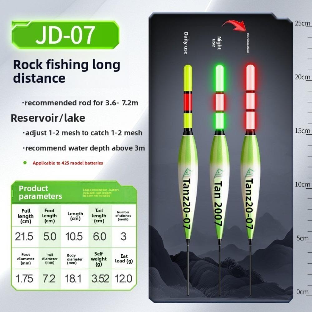 Change Colour Electronic Rock Fishing Led Light Float Change Colour Equipment  Night Fishing