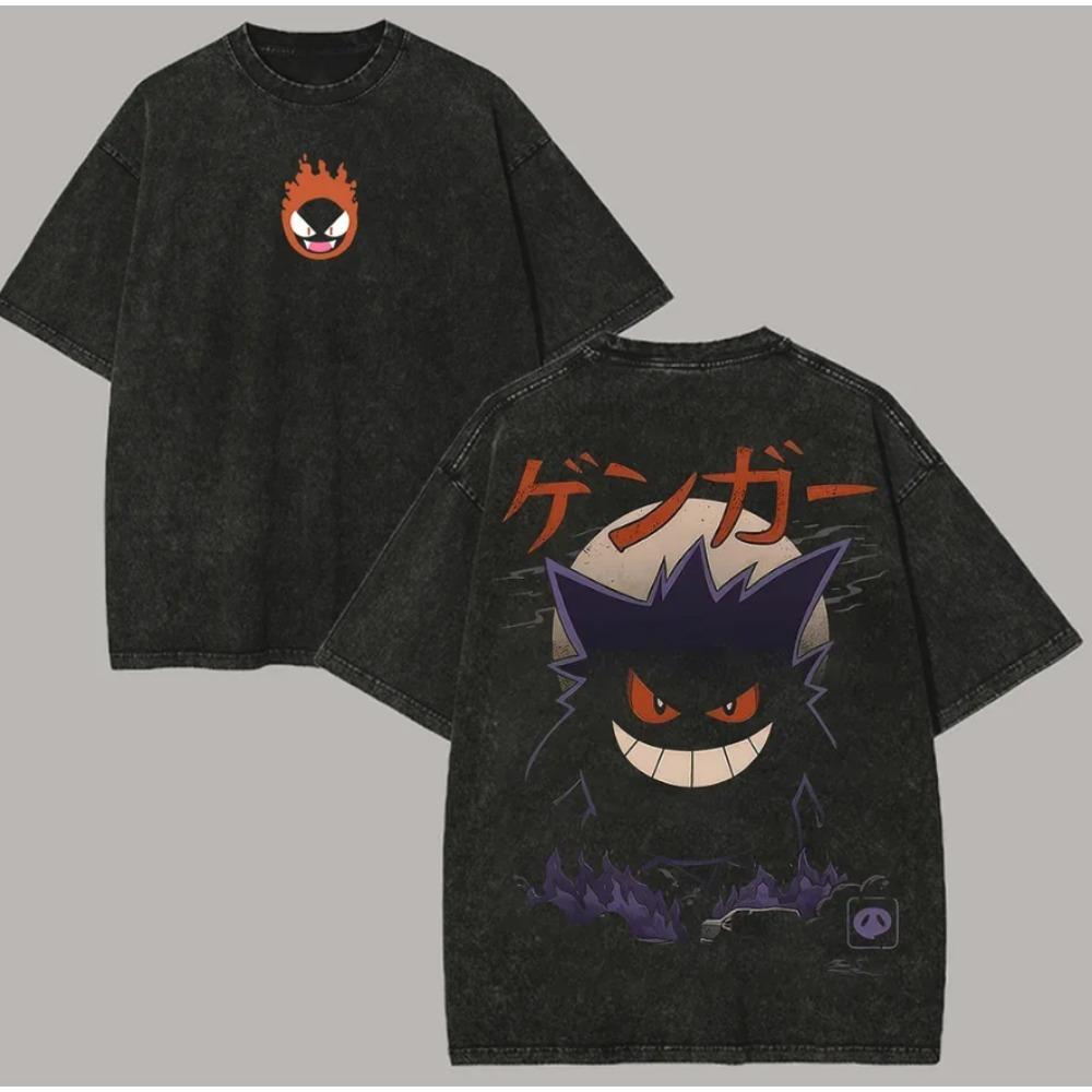 Character Printed Men's Summer Trendy Casual Wear Street Style Anime Printed Cotton T-shirt