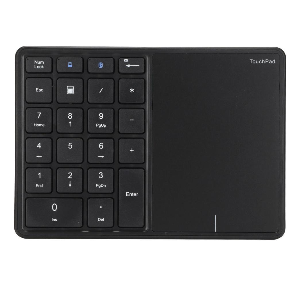 Wireless Numeric Keypad 2.4G 22 Keys Lightweight Portable Type C ABS Number Pad for Study Work
