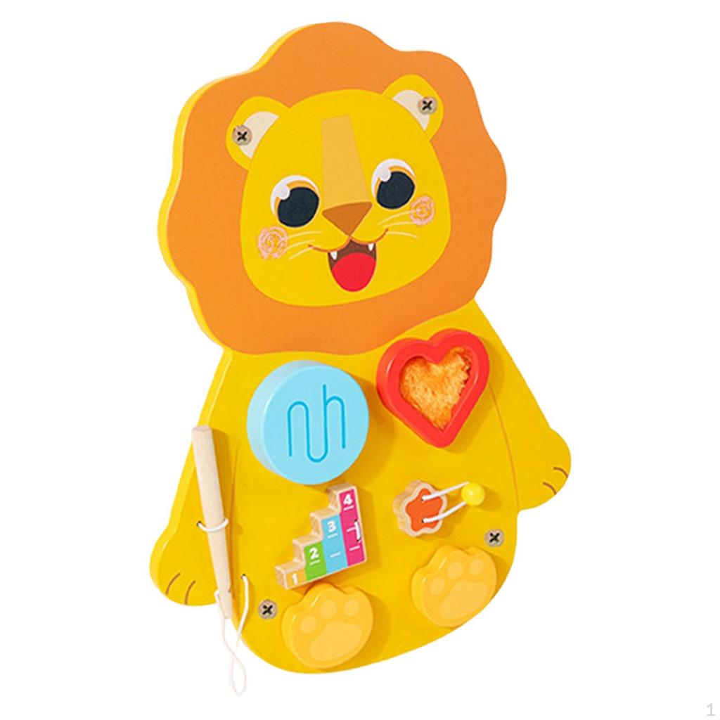 Busy Board Wall Toy Activity Install Girl Decor Gifts for Fine Motor Skills Toddlers Early