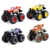 Auto's Lightning McQueen SUV Black Storm Jackson Cruz Mater Grote wielen Offroad Metalen Auto's Speelgoed Kinderen Kerstcadeaus