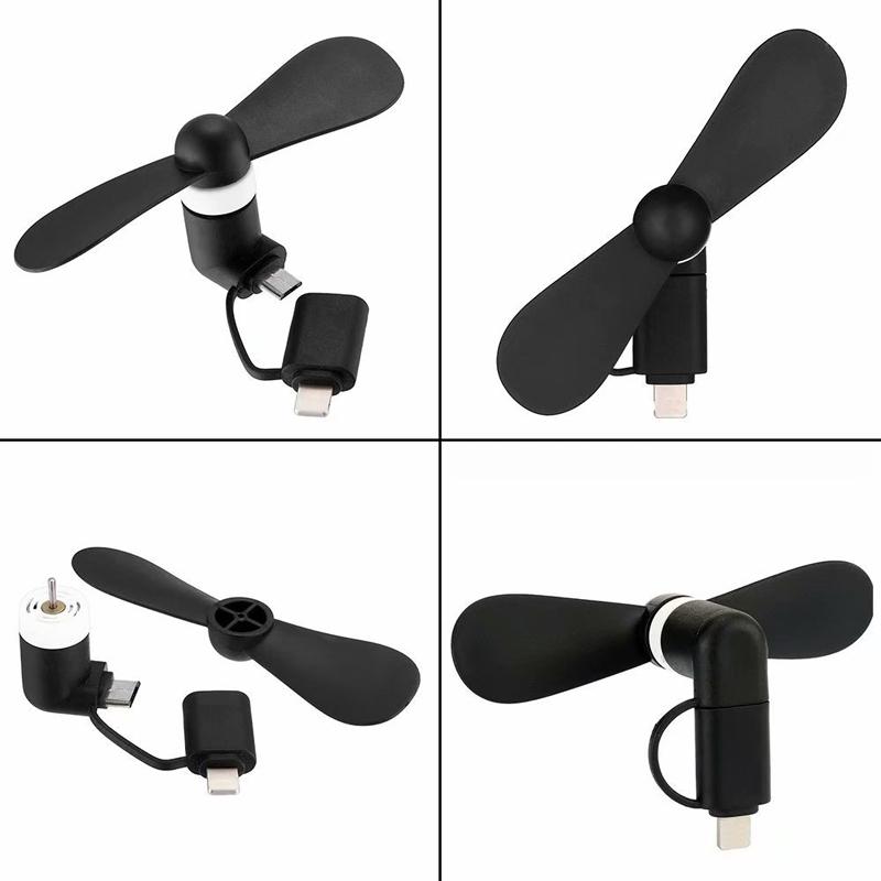 Mini 2 in 1 Portable Micro USB Fan