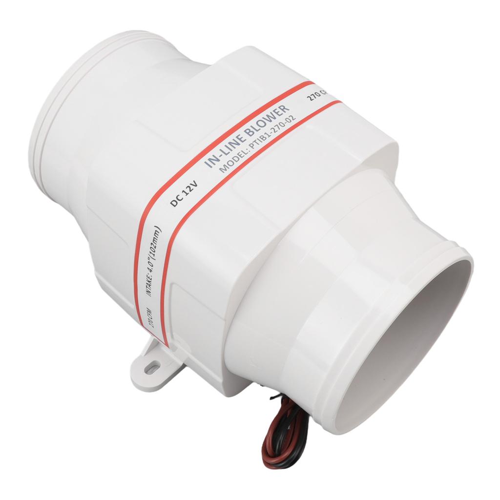 12v Electric In Line Blower ABS Shell Marine Boat In Line Bilge Air Blower Marine Cabin Engine