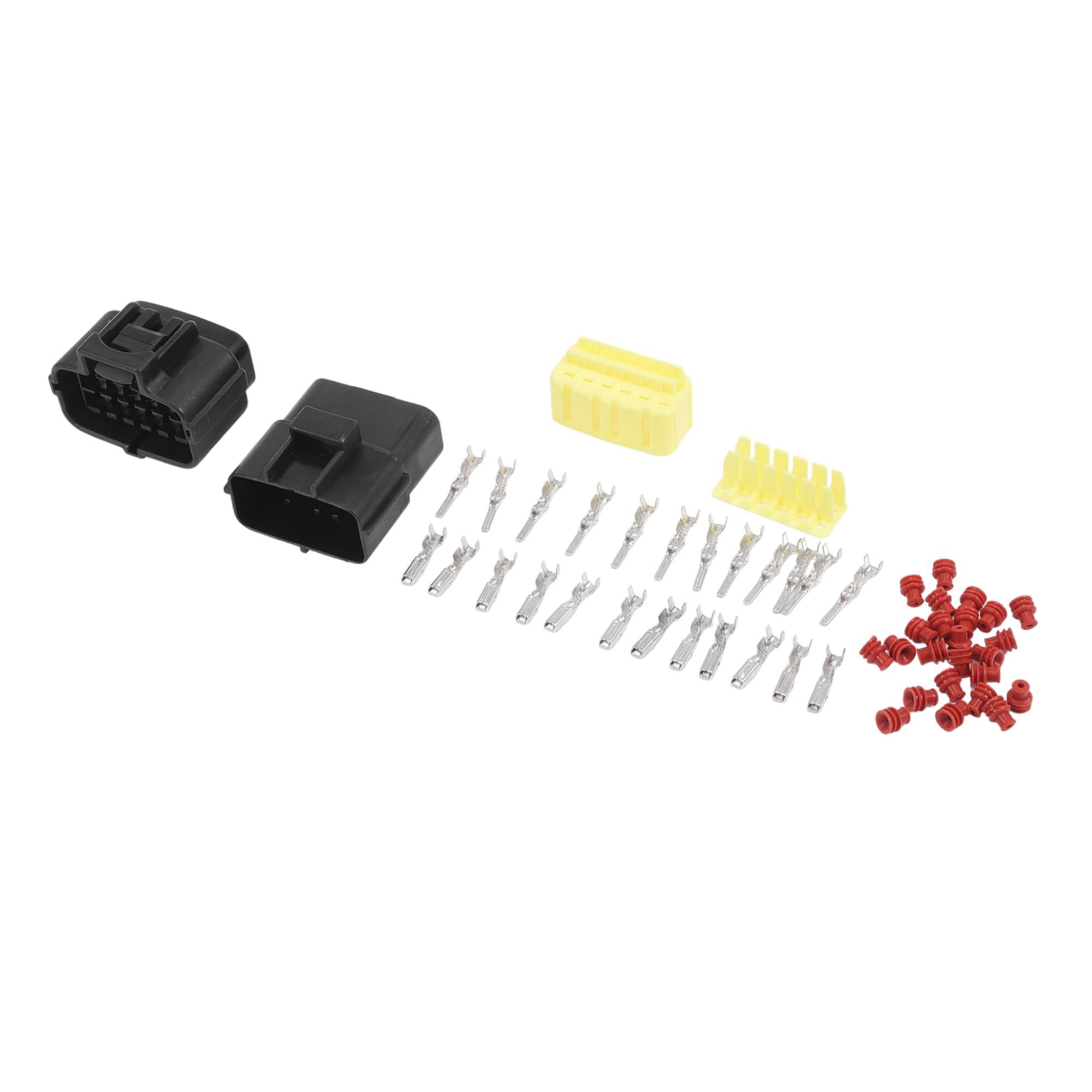 

INFINAUTO 12 Pin Car Electrical Wire Connector Plug Kit 1.8mm Series Car RV Truck жовтий