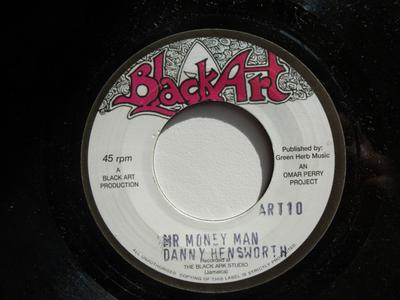 7inch Record DANNY HENSWORTH - Mr Money Man ART10 Black Art UK Reggae, Ska & Dub Used