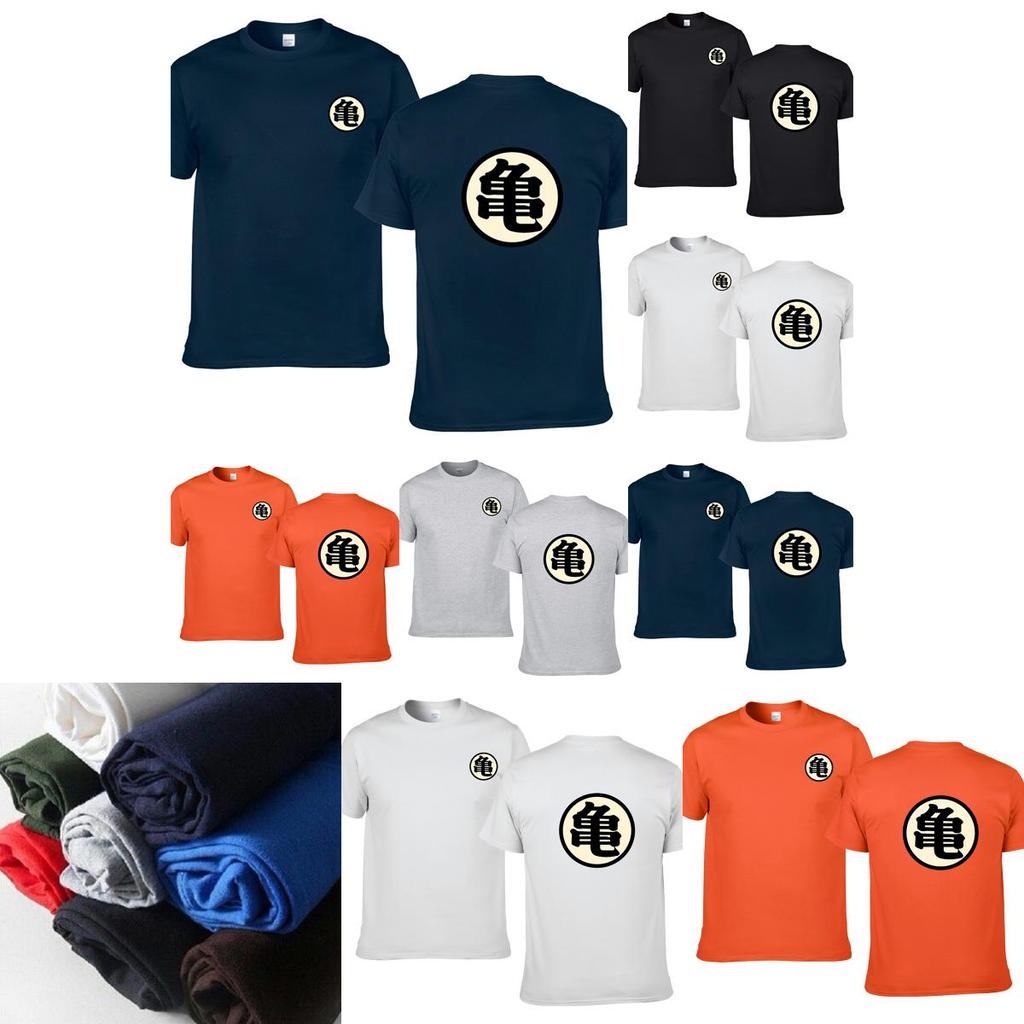Luxurious Anime Dragonball Z Kame Sennin Goku Cotton T-shirt For Everyday Wear