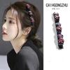 Rhinestones Braided Hair Clips For Girls hairclip with 3 Flowers Hair Span With Crystalllume Women Hairpin Hair Accessories