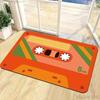 Retro Cassette Boombox Door Mat Non-slip Washable Floor Mat for Entryway Living Room Home Decor 80s Vintage Audio Mat