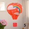 1PC Santa Claus Elk Hot Air Balloon 12 Inch Paper Lantern Lampshade DIY Crafts Ceiling Hanging Xmas Decorations Party Supplies