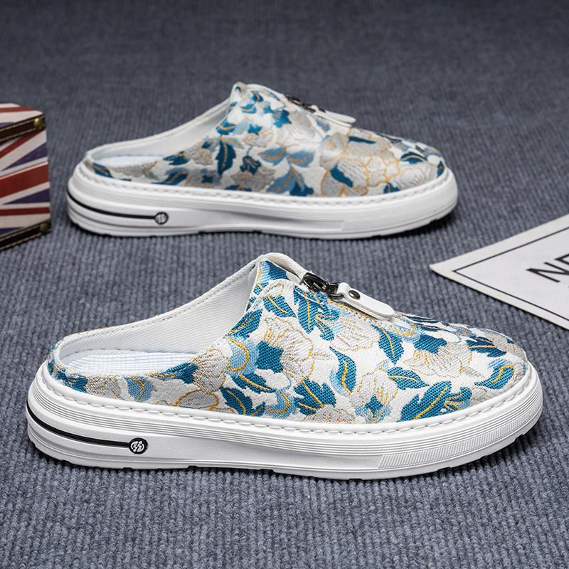 Fashion CYYTL Mens Slippers Summer Casual Outdoor Shoes Breathable Sneakers Walking Hiking Luxury Designer Fashion Loafers House Slides