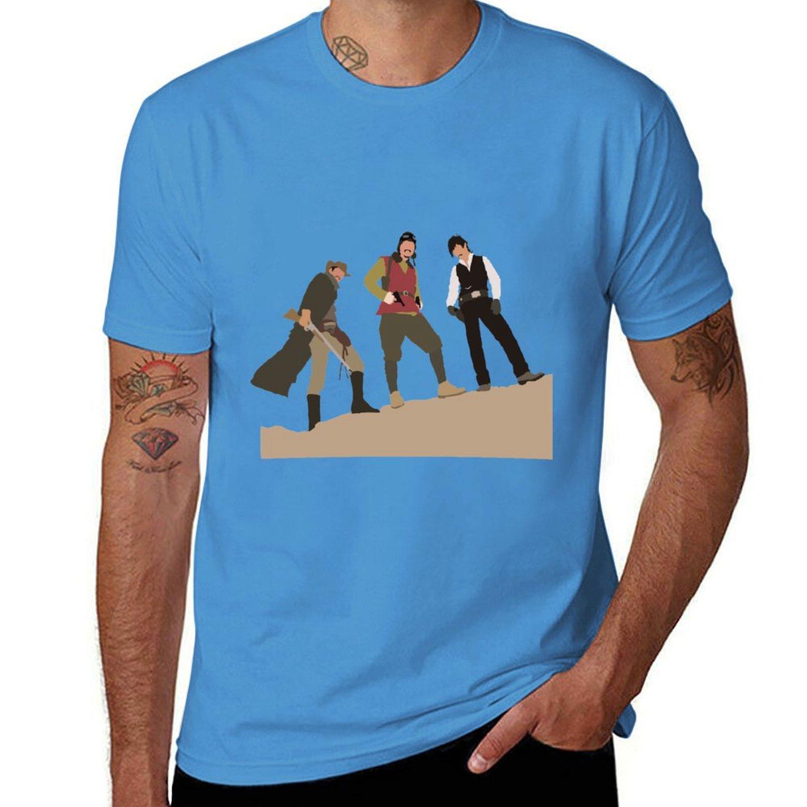 The Good The Bad The Weird Tshirt graphics blacks vintage clothes heavyweights men clothing S