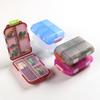 Transparent Double-Layer 8-Compartment Portable Pill Organizer