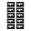 5/10/20/50Pcs Car Epoxy 3D Emblem Stickers Decal Decoration for Opel Astra H Insignia Antara Ampera Mokka Zafira Corsa Vauxhall  KC5