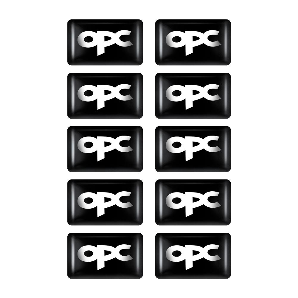 5/10/20/50Pcs Car Epoxy 3D Emblem Stickers Decal Decoration for Opel Astra H Insignia Antara Ampera Mokka Zafira Corsa Vauxhall KC5