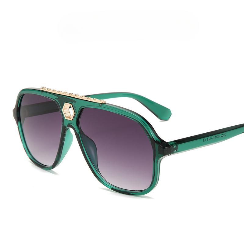 Μόδα Νέα Γυαλιά Ηλίου Μεγάλου Σκελετού Κονσίλερ Εξωτερικού Χώρου Γυαλιά Ηλίου Οδήγησης Καθρέφτης Βάτραχος.