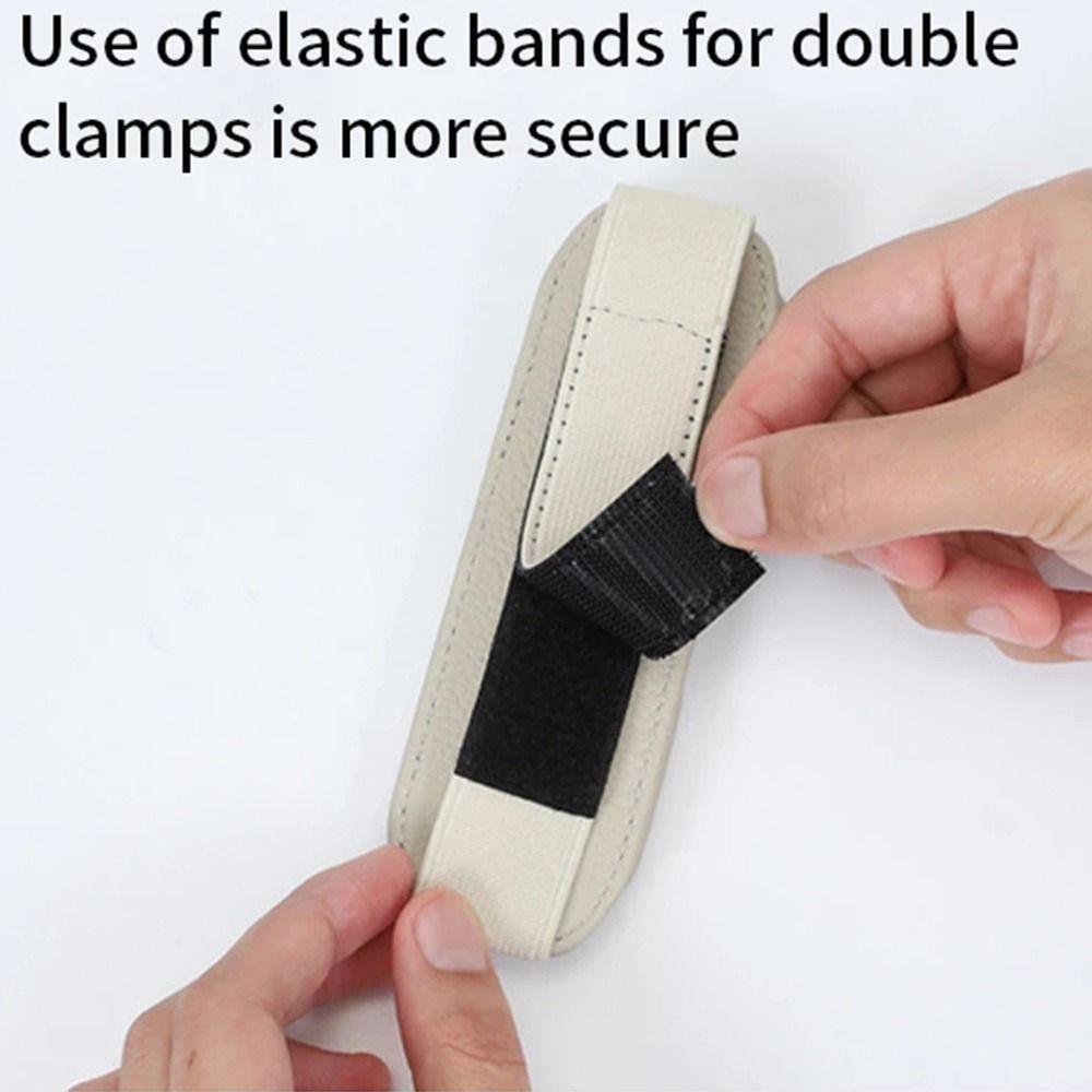 Multifunction Ticket Card Clip for Car Durable Leather Car Eyeglasses Storage Clip  Ticket Clip