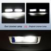 2x Car Rear LED SMD License Number Plate Light For VW GTi Golf 4 5 6 7 MK4 MK5 MK6 MK7 Passat B7 CC EOS Scirocco Beetle
