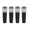 4pcs Silicone Vacuum Wine Stopper Airtight Reusable Wine Preserver Leakproof Vacuum Suction Pump Wine Stoppers Vacuum