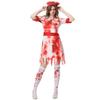 M-XL Halloween Costume, Zombie Nurse Uniform, Blood Nurse Uniform, Horrifying Bloody Female Nurse Uniform