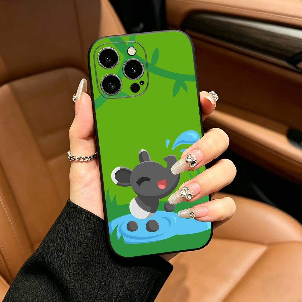 Game Adopt Me Phone Case For iPhone 17,16,15,14,13,12,11 Pro Max,16Plus,XS Soft Black Cover