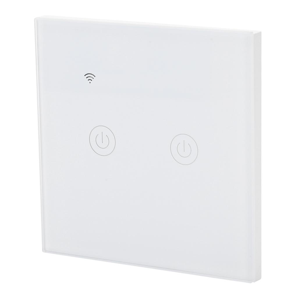 Smart Light Switch Touch Panel ABS Universal for Single Zero Fire Wire 220‑240VAC2 Way Wifi