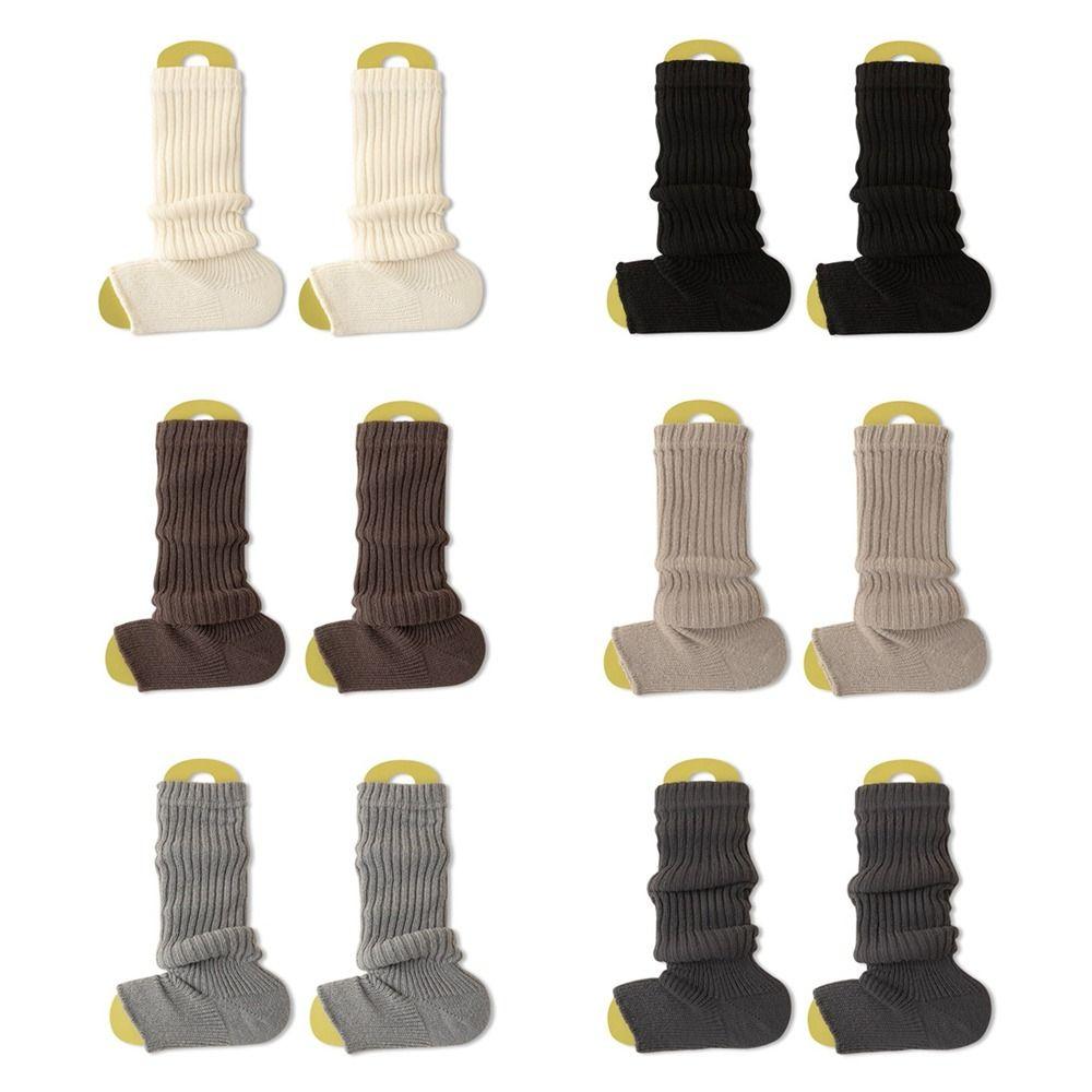 Cute Sweet Lolitas Knitted Socks Knitting Warm Foot Cover New Leg Warmers  Autumn Winter