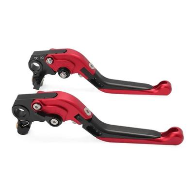 Motorfiets Ducati Scrambler 1100 800 Full Totor/Icon 2018-2024 Motorfiets Telescopische Opvouwbare Koppeling Remhendel Handvat Accessoires (Rood Zwart)
