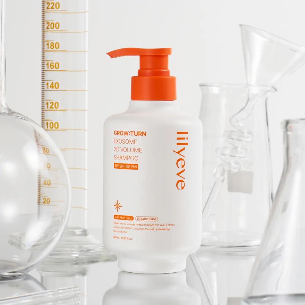 lilyeve Growturn 3D Volume Shampoo Set 500ml + 100ml – Volumizing Scalp Care Shampoo for Fine Hair