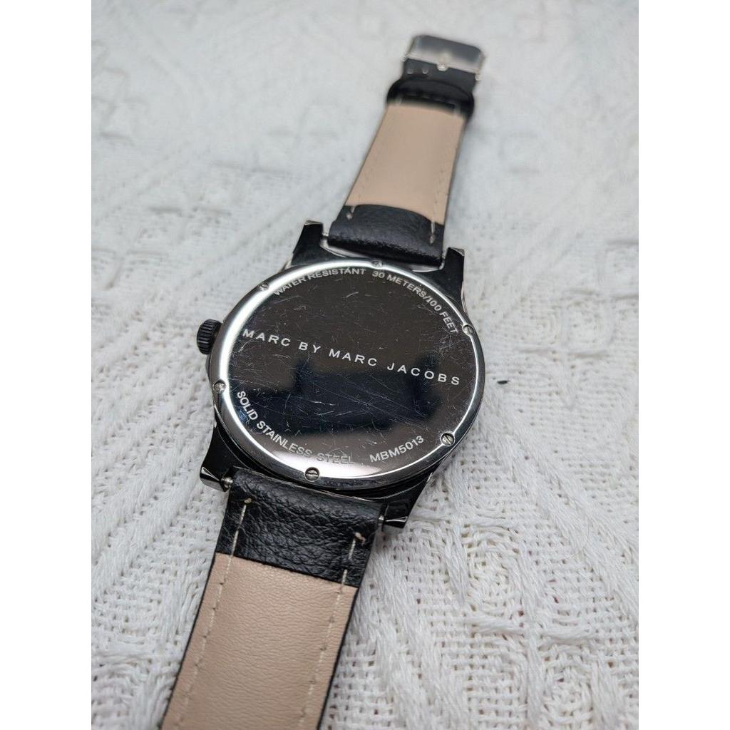Used MARC JACOBS Marc Jacobs watch black leather belt