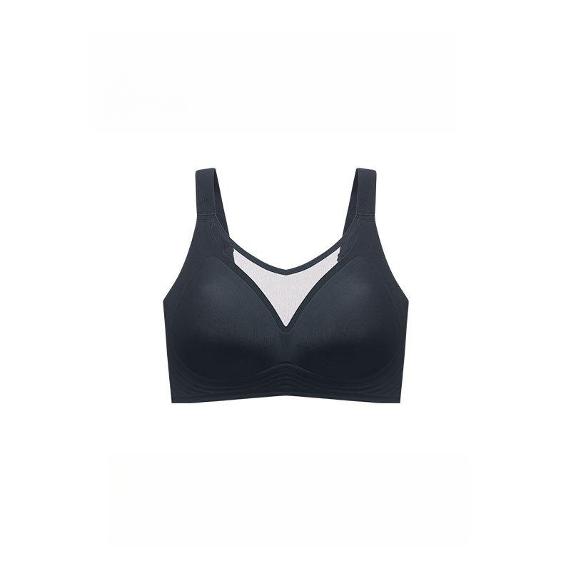 No Trace Bra Women's Strapless Bra Women's Breast Collection Accessory Anti Sagging Large Size No Steel Ring Full Cup Bra