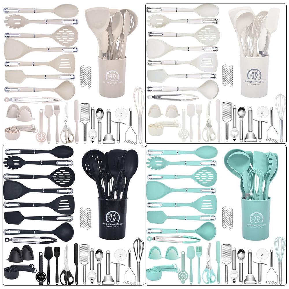 In-Stock Non-Stick Silicone Kitchen Utensil Set