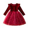 Girls' Tulle Dress - Gradient Princess Party Gown