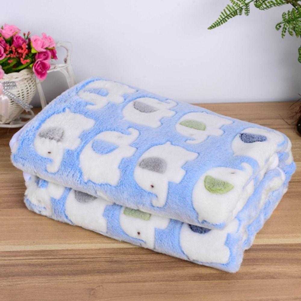 Plush Multi-color Optional Warm Cats Paw Winter Quilt Fleece Blanket Pet Blanket Flannel Blanket